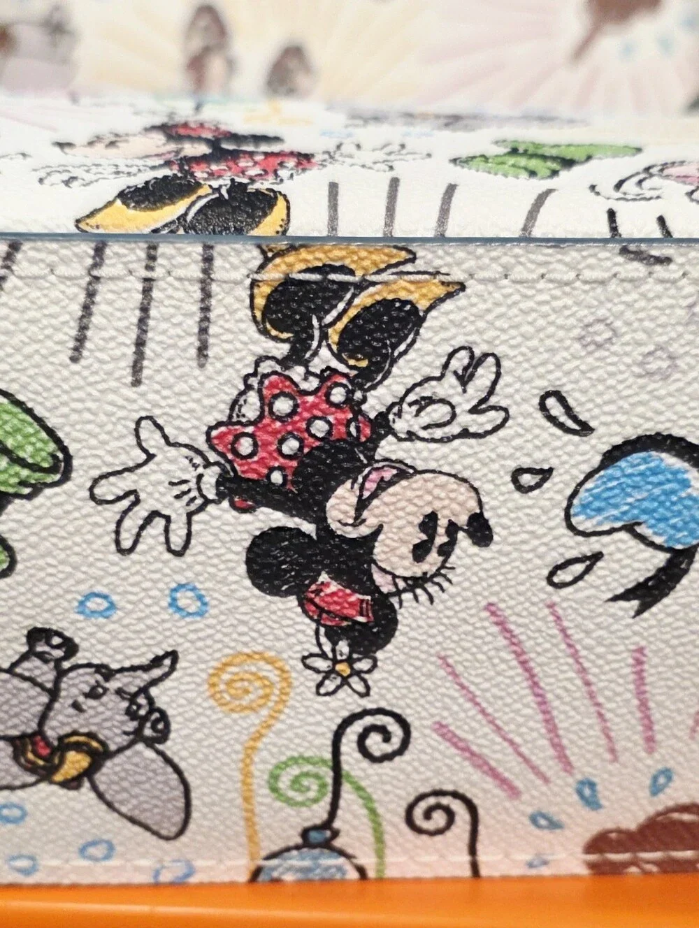 Disney Dooney & Bourke Baguette Bag - Mickey & Minnie Sketch